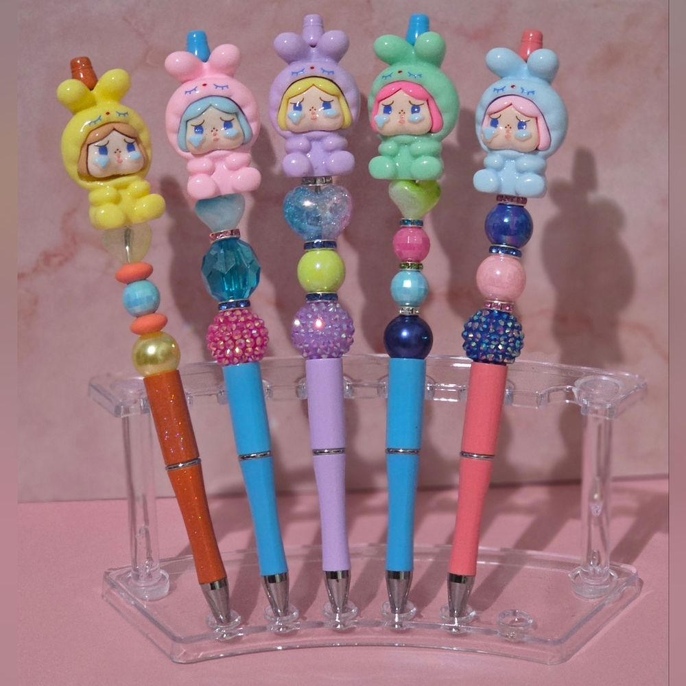 Cry Baby Beautiful Handmade Beaded pens